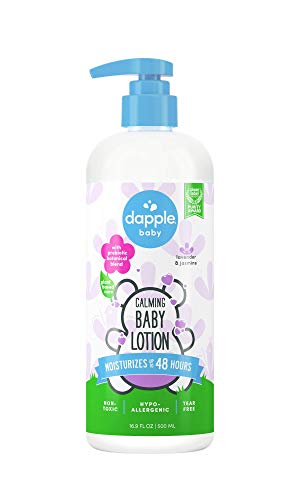 Dapple Baby Calming Baby Lotion, Lavender & Jasmine, 16.9 fl.Oz