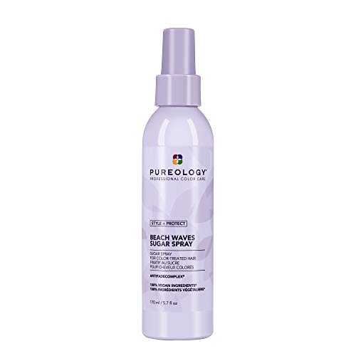 Pureology Beach Waves Sugar - Texturizing Spray for Color-Treated Hair | Sulfate-Free | Vegan - 170 Milliliters