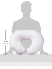 Boppy Bare Naked Original Support Nursing Pillow, Ergonomic Breastfeeding, Bottle Feeding and Bonding, with Firm Hypoallergenic Fiber Fill, Support Only Covers Sold Separately