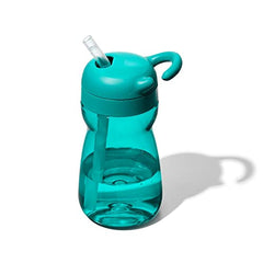 OXO Tot - 12oz Adventure Water Bottle - Spill-proof Straw - For Baby Toddler Tots - Teal