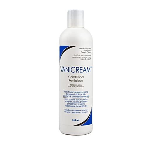 Vanicream Hair Conditioner | For Sensitive Skin | pH Balanced for all Hair Types | Fragrance and Paraben Free | Formerly named Free and Clear | 12 Ounce