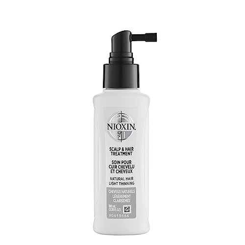 Nioxin System 1 Scalp & Hair Treatment, Natural Hair with Light Thinning, 3.4 oz