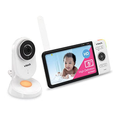 VTech VM818HD Video Monitor, 5-inch 720p HD Display, Night Light, 110-degree Wide-Angle True-Color Day Vision, HD No-Glare Night Vision, Best-in-Class 1000ft Range, 2-Way Talk