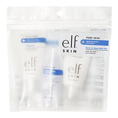 e.l.f. Pure Skin Back To Basics Mini Kit, Pure Skin Cleanser, Toner & Moisturizer, Soothing & Hydrating For All Skin Types