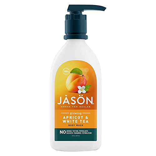 Jason Glowing Apricot Pure Natural Body Wash 30 Fluid Ounces(Packaging May Vary), 887.2 ml (Pack of 1)