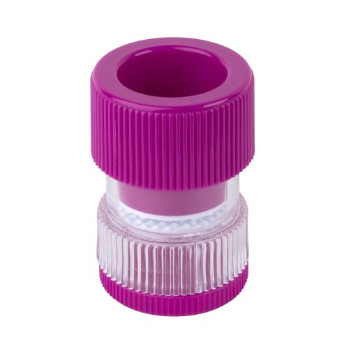 EZY DOSE Crushes Pills, Vitamins, Tablets, Storage Compartment, Removable Drinking Cup, Purple