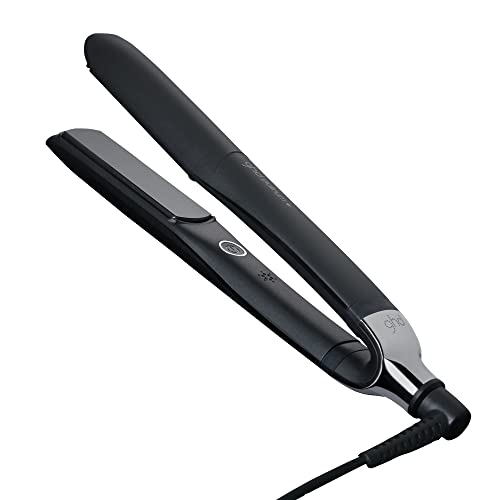 ghd Platinum+ Styler ― 1" Flat Iron Hair Straightener, Professional Ceramic Hair Styling Tool for Stronger Hair, More Shine, & More Color Protection ― Black