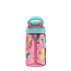 Contigo Aubrey Leak-Proof Spill-Proof Water Bottle, Azalea Jade Llama, 14 oz