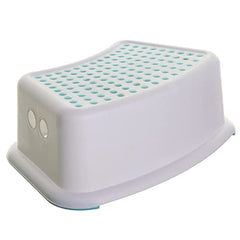 Dreambaby - Toddler Step Stool with Non Slip Base, Kids Step Stool for Bathroom, Potty Training and Kitchen - Aqua Dots