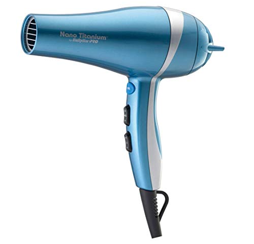 BaBylissPRO Professional Ionic Nano-Titanium & Ceramic Hairdryer, Blue