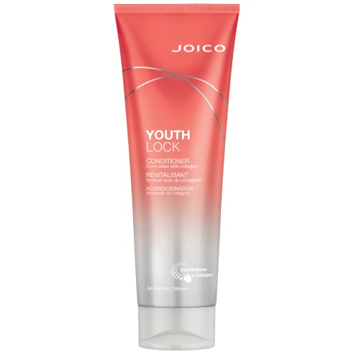 Joico YouthLock Conditioner, Formulated with Collagen, Reduce Breakage and Frizz, Detangle and Cleanses Hair, 250mL