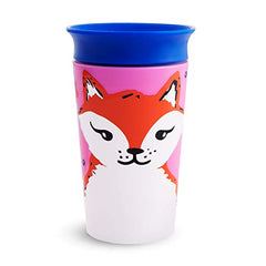 Munchkin Miracle 360 Wild Love Sippy Cup, 9 Ounce, Fox