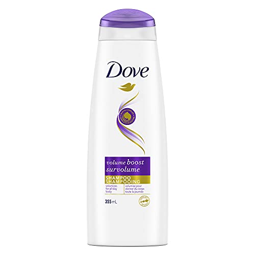 Dove Damage Therapy Shampoo for flat hair Volume Boost thicker, fuller hair 355 ml