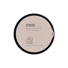 AG Care Stucco Matte Clay Paste with Long-Lasting Hold - Unisex Hair Pomade to Define and Texturise, 2.5 Fl Oz