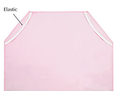 American Baby Company 100% Natural Cotton Percale Standard Day Care Cot Sheet, Pink, 23 x 51, Soft Breathable, for Girls