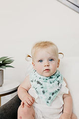 Baby Bandana Drool Bibs for Drooling and Teething 4 Pack Gift Set “Maui” by Copper Pearl