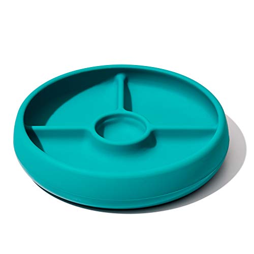 Oxo Tot Silicone Divided Plate Teal