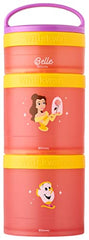 Whiskware Disney Princess Stackable Snack Pack, 1/3 Cup+1 Cup+1 Cup, Belle