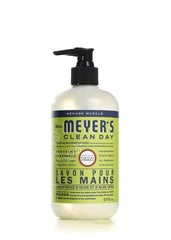 Mrs. Meyer's Clean Day Liquid Hand Soap, Cruelty Free and Biodegradable Hand Wash Made with Essential Oils, Lemon Verbena Scent, 370 ml Soap Pump Bottle