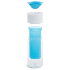 Munchkin Miracle 360 Insulated Sippy Cup, Includes Stickers to Customize Cup, 9 Ounce, Blue