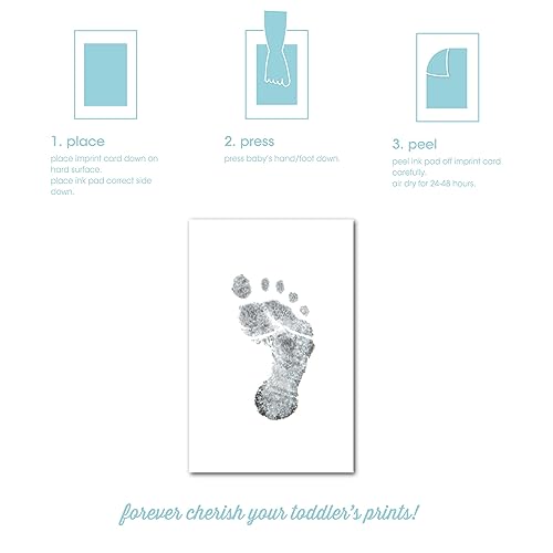 Little Holly Baby’s Print Natural Ornament - 2022, Baby's Handprint or Footprint Keepsake, DIY Baby Holiday Keepsake, Baby's First Christmas Ornament