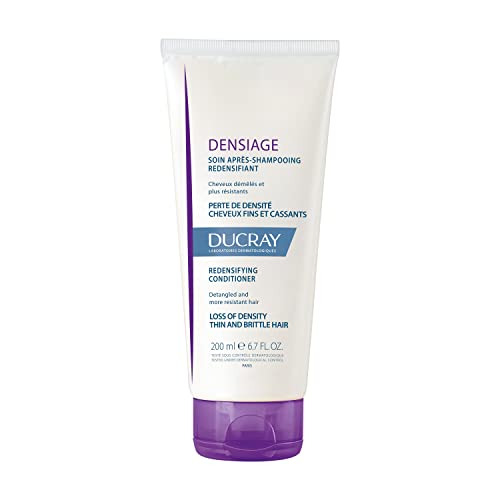 Ducray - Densiage Redensifying Conditioner - Hair-aging, Fine, Flat Hair, Lifeless Hair, Tired Hair - 200ml, White, 250 grams