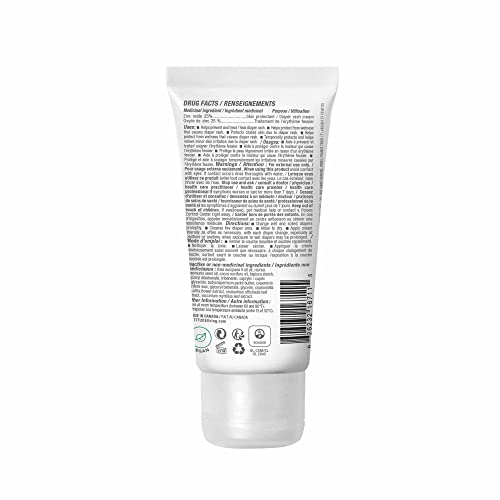 ATTITUDE Diaper Cream for Baby, EWG Verified, Dermatologically Tested, Formulated with Zinc Oxide, Vegan, Unscented, 75 grams