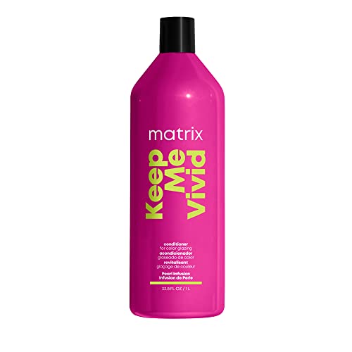 Matrix Keep Me Vivid Conditioner, Deeply Nourishes Hair & Prevents Fading, For Semi-Permanent and Color Treated Hair, Salon Conditioner, 1000ml (Packaging May Vary)