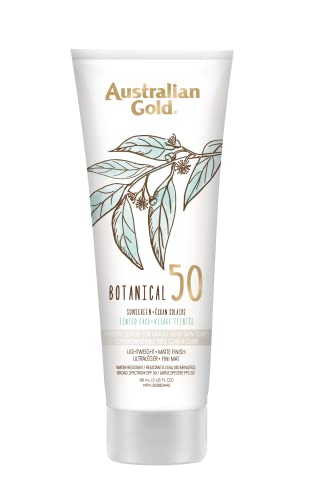 Australian Gold SPF 50 Botanical Tinted Mineral Suncreen for Fair to Light Skin Tones, 3 oz.