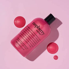 raspberry sorbet shampoo, shower gel & bubble bath