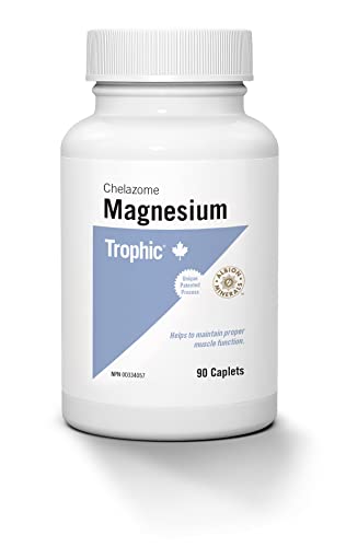 Trophic Magnesium - Chelazome Caplets, 90 Count