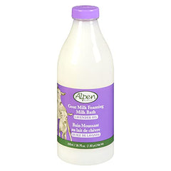 ALPEN SECRETS Goat Milk with Lavender Oil Foaming Milk Bath (Pack of 2), 3.6 pounds