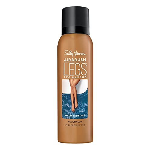 Sally Hansen Airbrush Legs, Leg Spray-on Makeup, Medium Glow 4.4 Oz