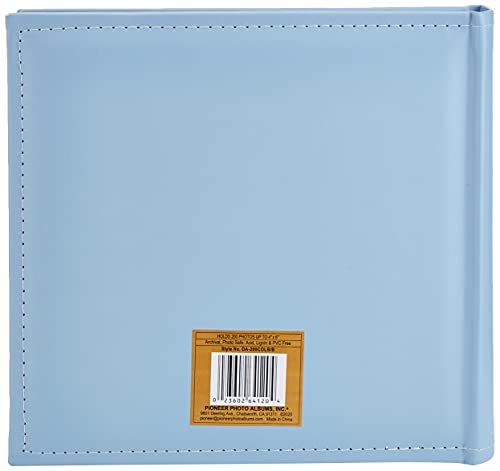 Pioneer Photo Albums DA-200COLB/B 200-Pocket Embossed Baby Leatherette Frame Cover Album for 4 by 6-Inch Prints, Blue