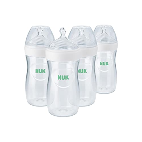 NUK Simply Natural Bottle, 9oz, 4 Pack