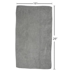 Softees Towels with Duraguard, Gray, 10-Pack