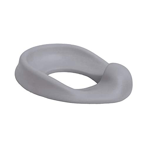 Dreambaby Soft Touch Potty Seat - Contoured Toddler Toilet Seat Attachment for Potty Training - Grey