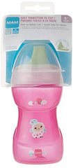 MAM Fun to Drink Cup with Hard Spout, Girl, 9 Oz