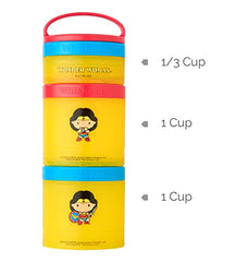 Whiskware Container Stackable Snack, 2 1/3 Cup, Wonder Woman Character