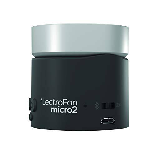 Adaptive Sound Technologies Lectrofan Micro2 Sleep Sound Machine and Bluetooth Speaker with Fan Sounds, White Noise, and Ocean Sounds for Sleep and Sound Masking