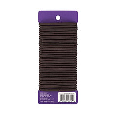 Goody Ouchless Women's Braided Elastics, Brown, (Pack of 1) 4MM for Medium Hair