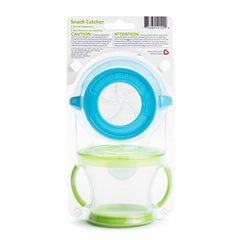 Munchkin Snack Catcher, 2 Pack, Blue/Green