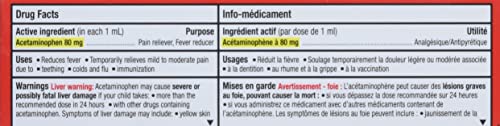 Tylenol Peds Tylenol Infants Acetaminophen Suspension Concentrated Drops, Dye-free Grape, 24 ml 24 milliliter