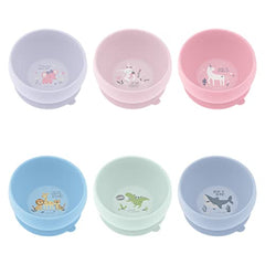 Stephen Joseph, Silicone Baby Bowls, Suction Bowl, Stay Put Suction Bowl, First Stage Self Feeding, Dino