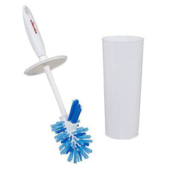 Vileda Powerfibres Toilet Brush with Closed Caddy- Angled Bristles - Zecoya