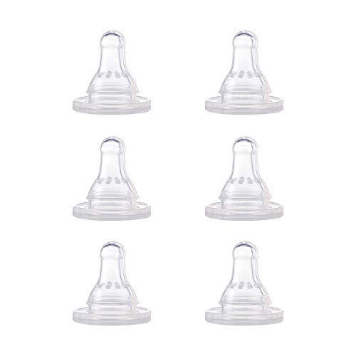 First Essentials By NUK Nipple, Fast Flow, 6 Pack