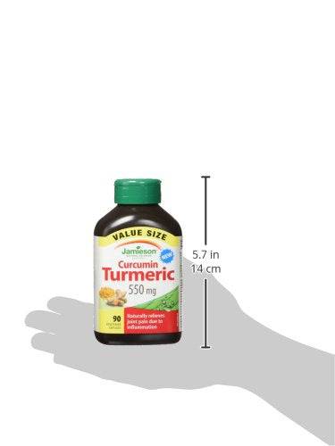 Turmeric Curcumin 550 mg Value Size - Zecoya