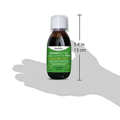 Herbion Naturals Sugar-Free Cough Syrup 5 fl oz - Effective Relief For All Types Of Cough, Chest Congestion, Soothes Throat, Promotes Healthy Bronchial Function