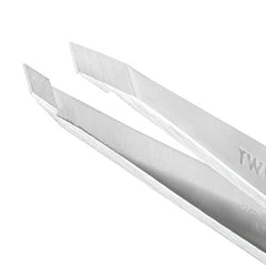 Tweezerman Slant Tweezer (Platinum Silver), 1 Count