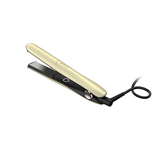 ghd Gold Styler ― 1" Flat Iron Hair Straightener, Professional Ceramic Hair Straightening Styling Tool for Stronger Hair & More Color Protection ― Sun-Kissed Gold, Sunsthetic Collection